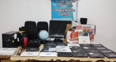 Cayeron los delincuentes que robaron 20 netbooks del Gobierno