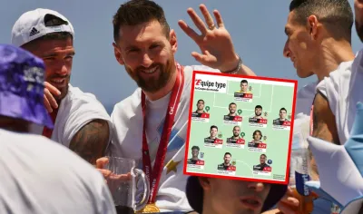 Messi fue el &uacute;nico argentino en el equipo ideal 2022 de L'Equipe