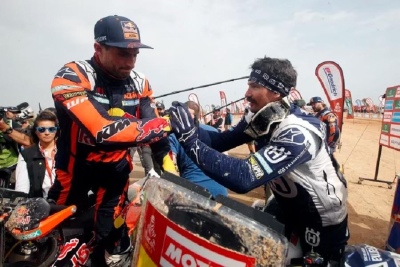 Kevin Benavides se consagr&oacute; campe&oacute;n del Rally Dakar en motos
