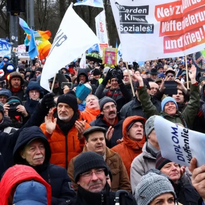 Masivas protestas en Alemania ante la entrega de armas a Ucrania