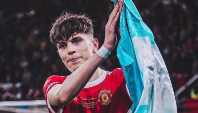 La emotiva reacci&oacute;n de Alejandro Garnacho al ser convocado a la Selecci&oacute;n argentina