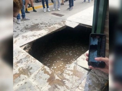 Se hundi&oacute; el piso de una escuela de C&oacute;rdoba y cinco alumnos cayeron
