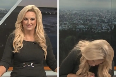 Una periodista se desmay&oacute; en vivo: mir&aacute; el video