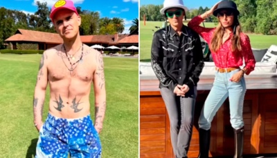 Robbie Williams est&aacute; de vacaciones en Argentina
