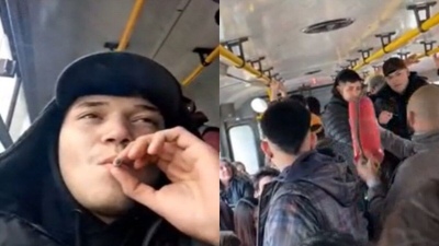 Prendi&oacute; un cigarrillo en el colectivo y el chofer lo amenaz&oacute; con un matafuegos