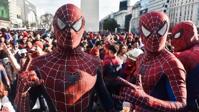Uki Dean lo logr&oacute;: Argentina bati&oacute; el R&eacute;cord Guinness por la convocatoria de Spidermans