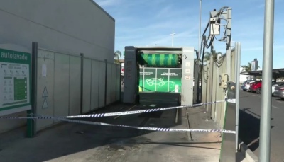 Un tipo qued&oacute; atrapado en un t&uacute;nel de lavado de autos y muri&oacute;