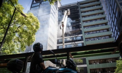 Se conocieron las causas que provocaron el incendi&oacute; en el edificio de al lado del Ministerio de Trabajo