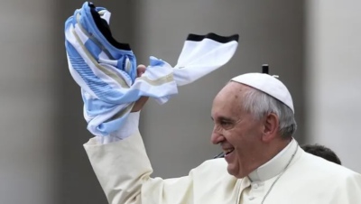 El emotivo homenaje de la AFA al papa Francisco