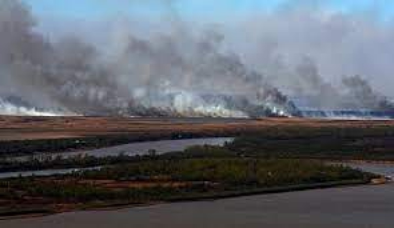 El humo de los incendios llegó al AMBA