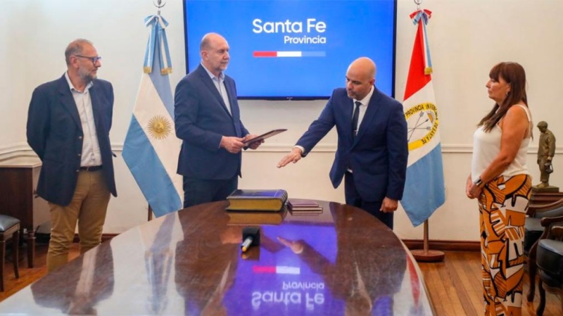 Santa Fe: el nuevo ministro de Seguridad presentó su equipo