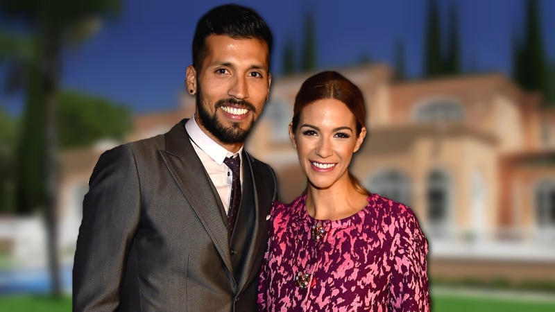 Tamara Gorro junto a Ezequiel Garay 