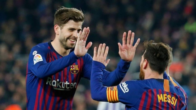 Pique habló sobre la posible vuelta de Messi al Barcelona