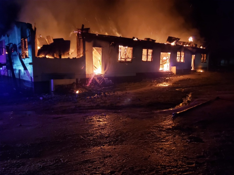 Incendio en un dormitorio de una escuela en Guyana