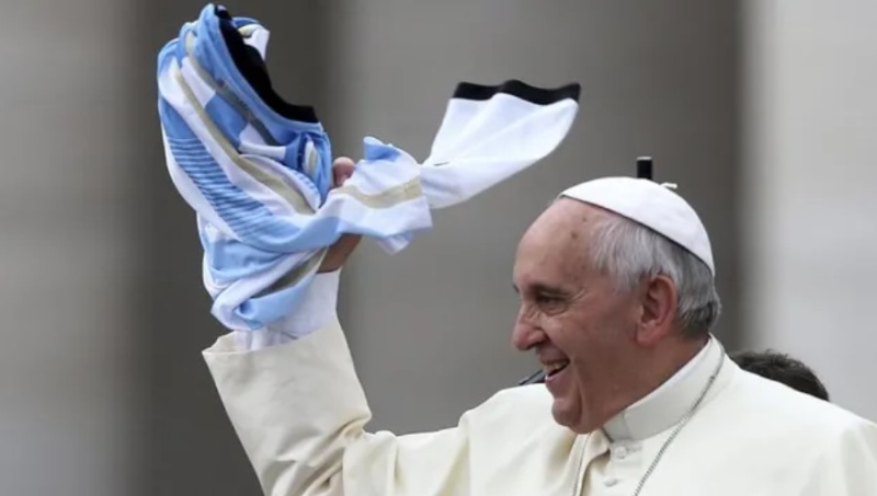 El emotivo homenaje de la AFA al papa Francisco