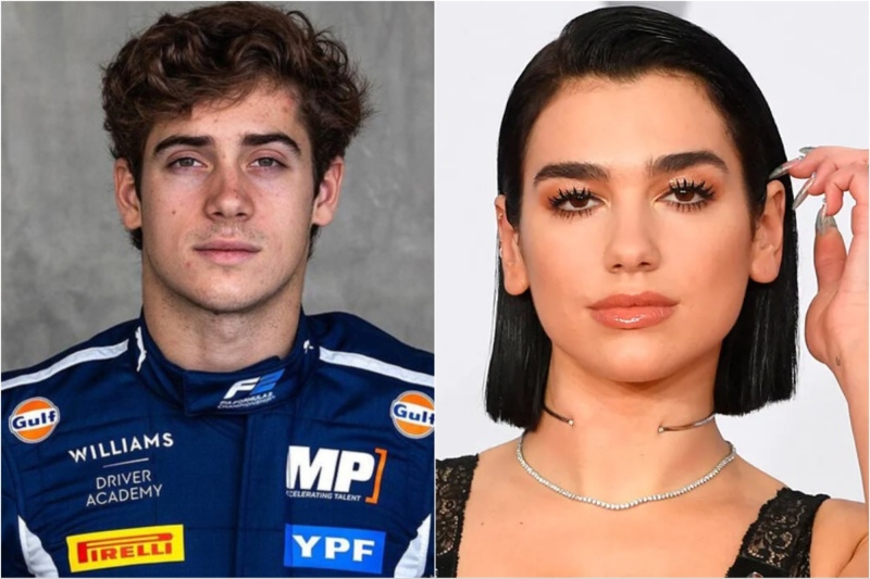 El gesto de Franco Colapinto con Dua Lipa en el GP de Mónaco